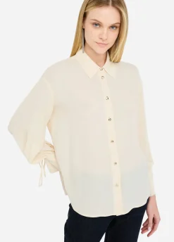 Camicia in crêpe de chine