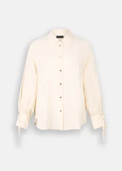 Camicia in crêpe de chine