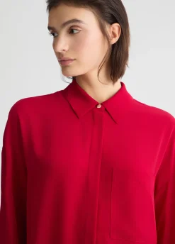Camicia in georgette