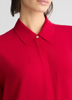 Camicia in georgette