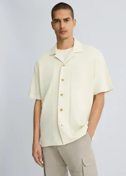 Camicia in jersey traforato