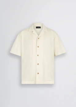 Camicia in jersey traforato