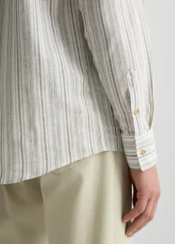 Camicia in lino e cotone