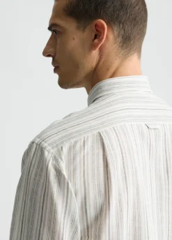 Camicia in lino e cotone