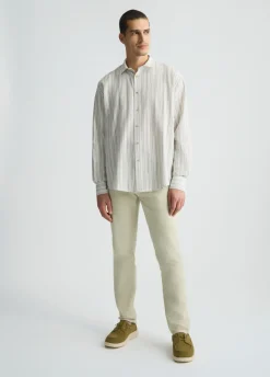Camicia in lino e cotone