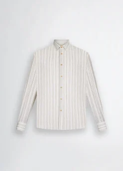 Camicia in lino e cotone
