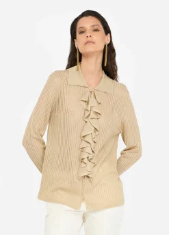 Camicia in maglia lurex®