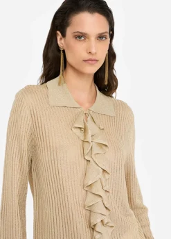 Camicia in maglia lurex®