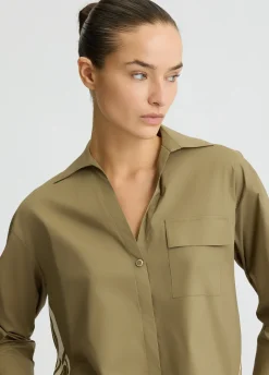 Camicia in popeline