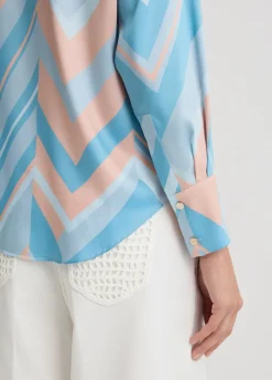 Camicia in twill stampato