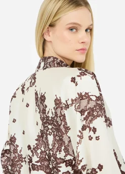 Camicia in twill stampato