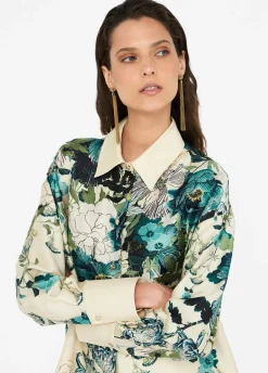 Camicia in twill stampato
