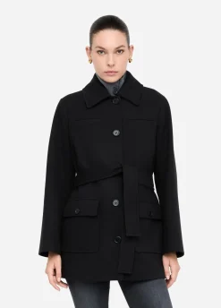 Cappotto con cintura