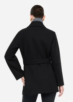 Cappotto con cintura