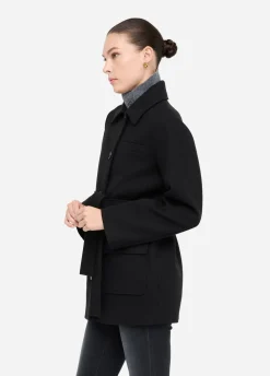Cappotto con cintura