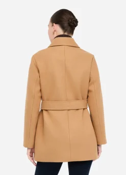 Cappotto con cintura