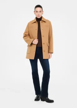 Cappotto con cintura