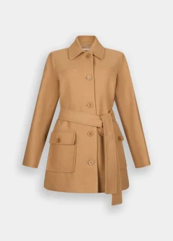 Cappotto con cintura