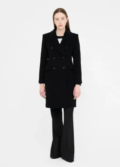 Cappotto doppiopetto in lana