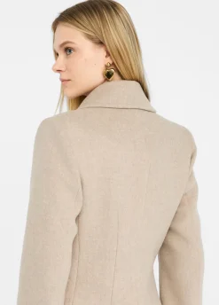 Cappotto doppiopetto in lana
