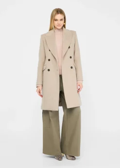 Cappotto doppiopetto in lana