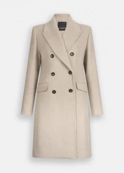 Cappotto doppiopetto in lana
