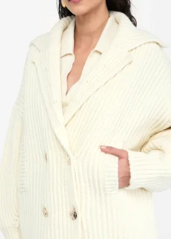 Cappotto in maglia di lana