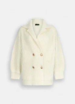 Cappotto in maglia di lana