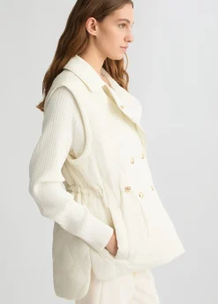 Cappotto in nylon trapuntato