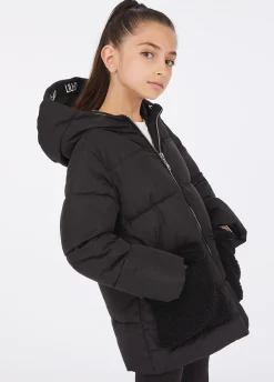 Cappotto in nylon trapuntato