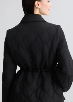 Cappotto in nylon trapuntato