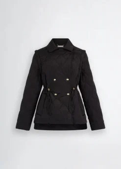 Cappotto in nylon trapuntato