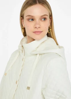 Cappotto in nylon trapuntato