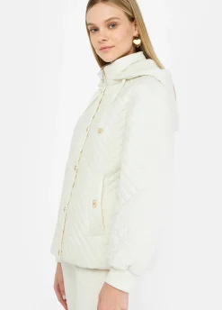 Cappotto in nylon trapuntato