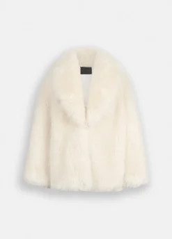 Cappotto in pelliccia sintetica