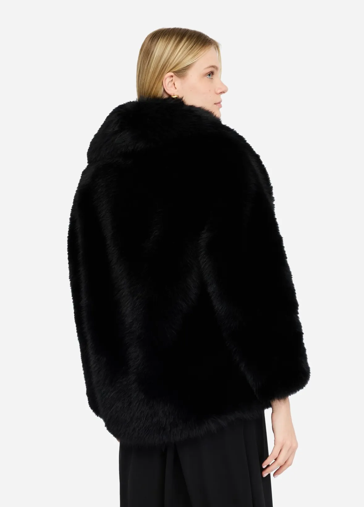 Cappotto in pelliccia sintetica
