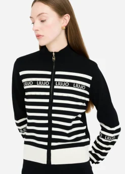 Cardigan a righe