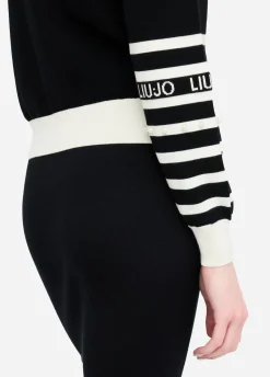 Cardigan a righe