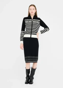 Cardigan a righe