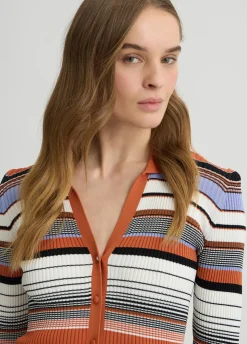 Cardigan a righe