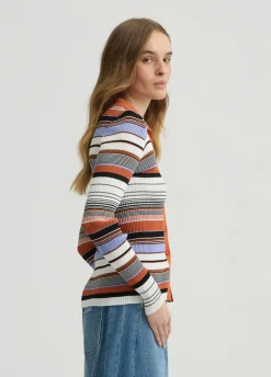 Cardigan a righe