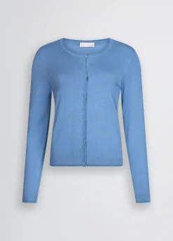 Cardigan con bottoni gioiello