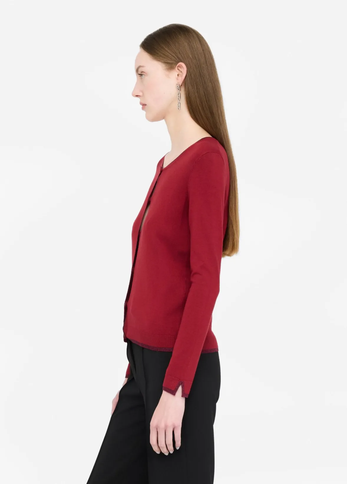 Cardigan con dettagli in lurex®