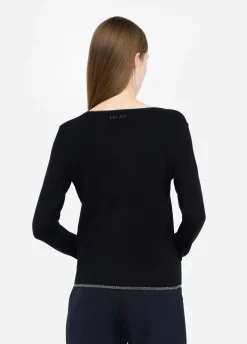 Cardigan con dettagli in lurex®