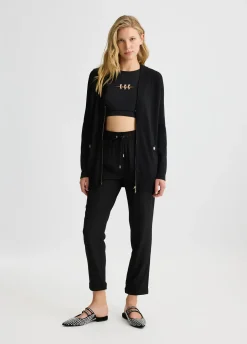 Cardigan con zip