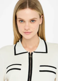 Cardigan con zip