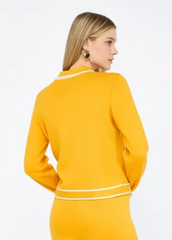 Cardigan con zip