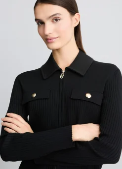 Cardigan con zip