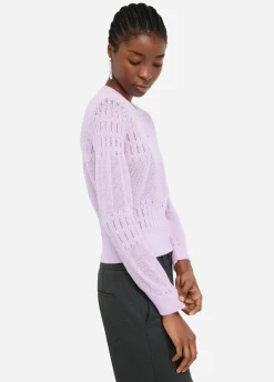 Cardigan in lana e alpaca