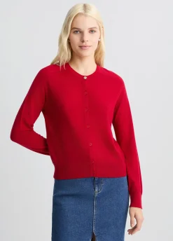Cardigan in lana e cashmere